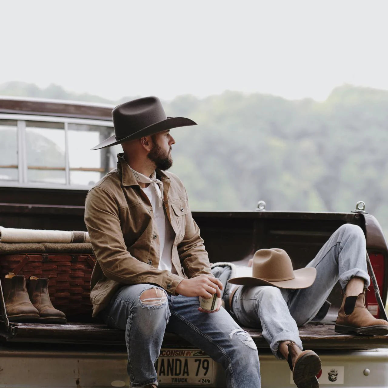 Buck Smoke | Black Felt Cowboy Hat