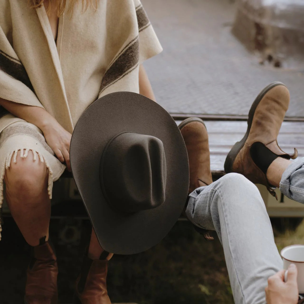 Buck Smoke | Black Felt Cowboy Hat