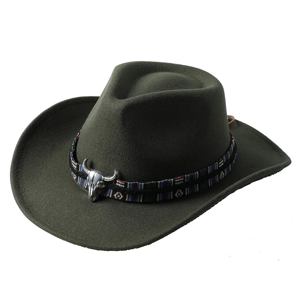 Outdoors Cowboy Hat Men Women Various Accessories Monochrome