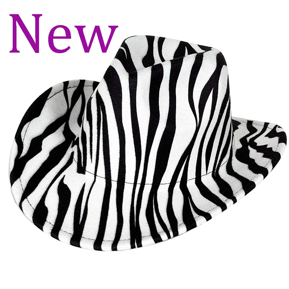 Outdoors Cowboy Hat Men Women Various Accessories Monochrome