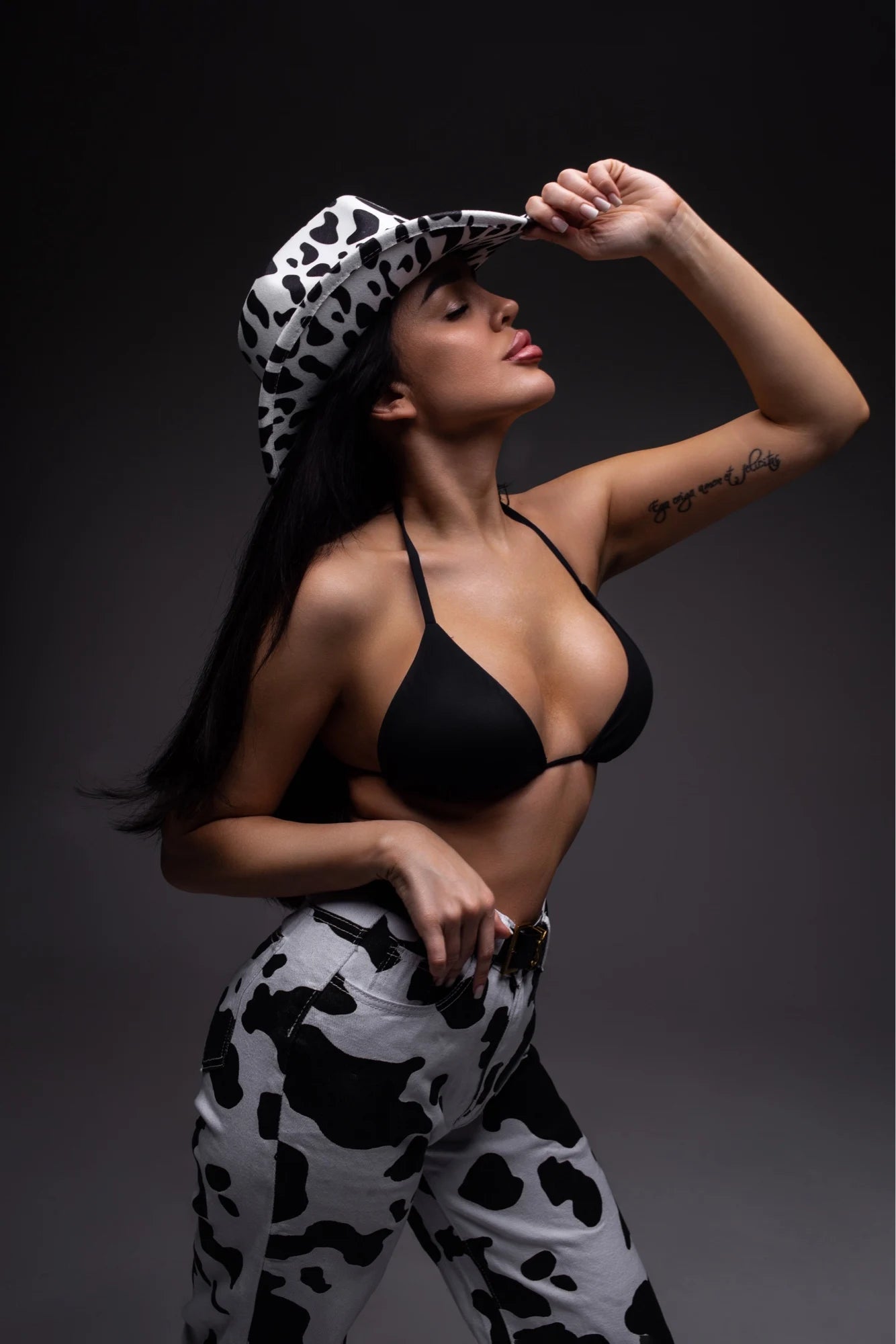 Outdoors Cowboy Hat Men Women Various Accessories Monochrome