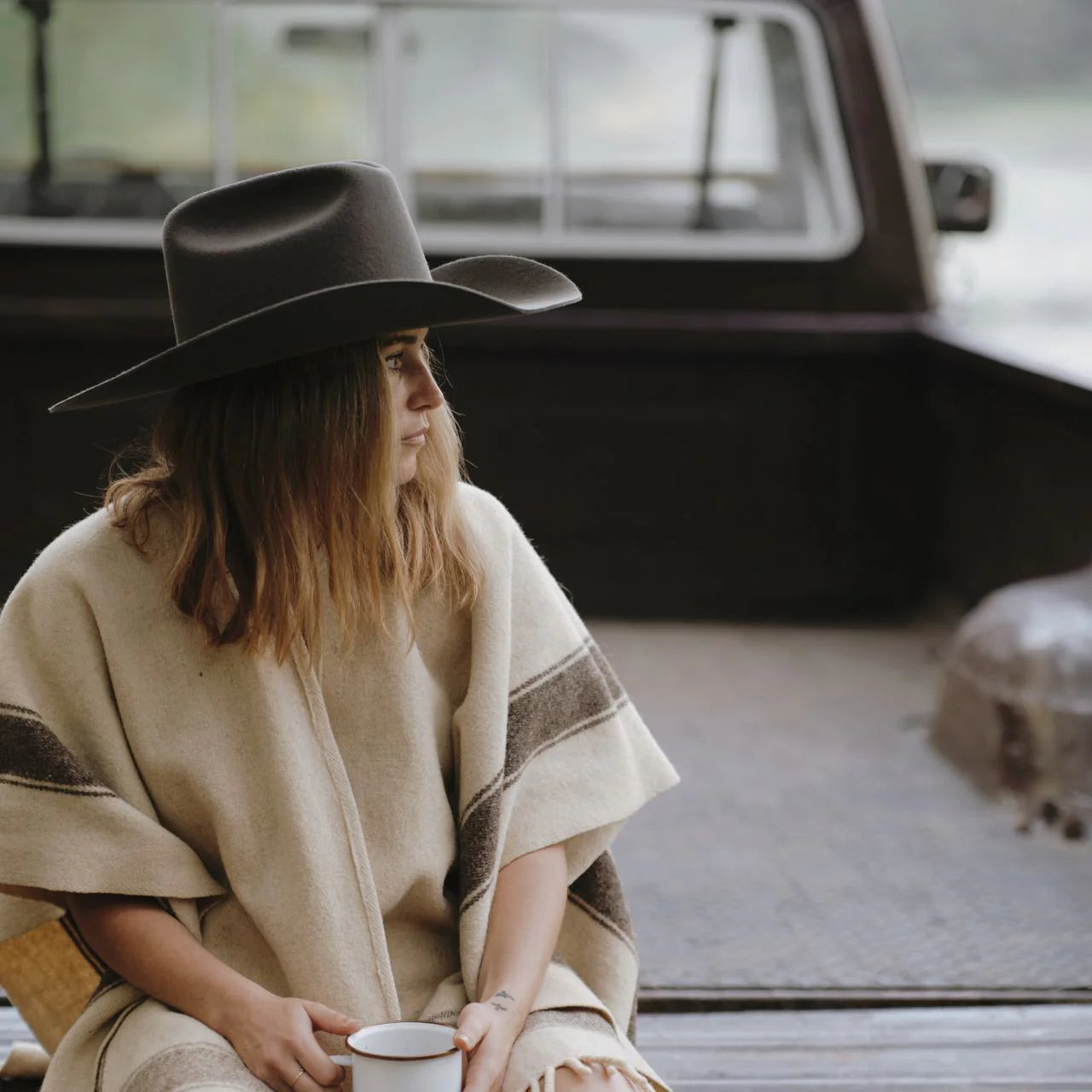 Buck Smoke | Black Felt Cowboy Hat